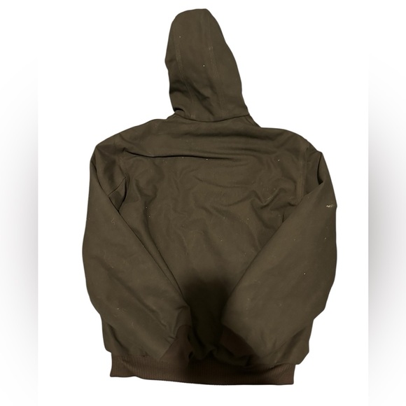 Carhartt men black jacket medium size, gently used - Picture 2 of 15